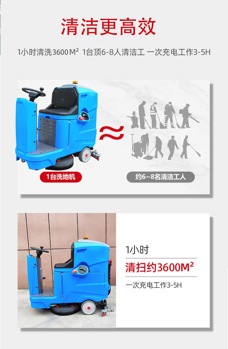 山南驾驶式洗地机更适合用在高铁站